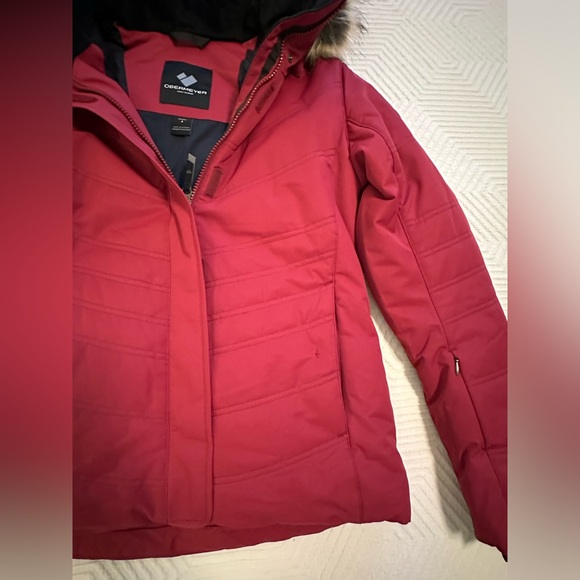 Obermeyer Tuscany II Insulated Jacket, Cranberry, Sz 4 - Picture 15 of 16